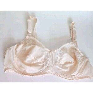 Bali Bra Size 40C Beige Style #0180 Mesh Balconette Full Coverage Vintage NWOT